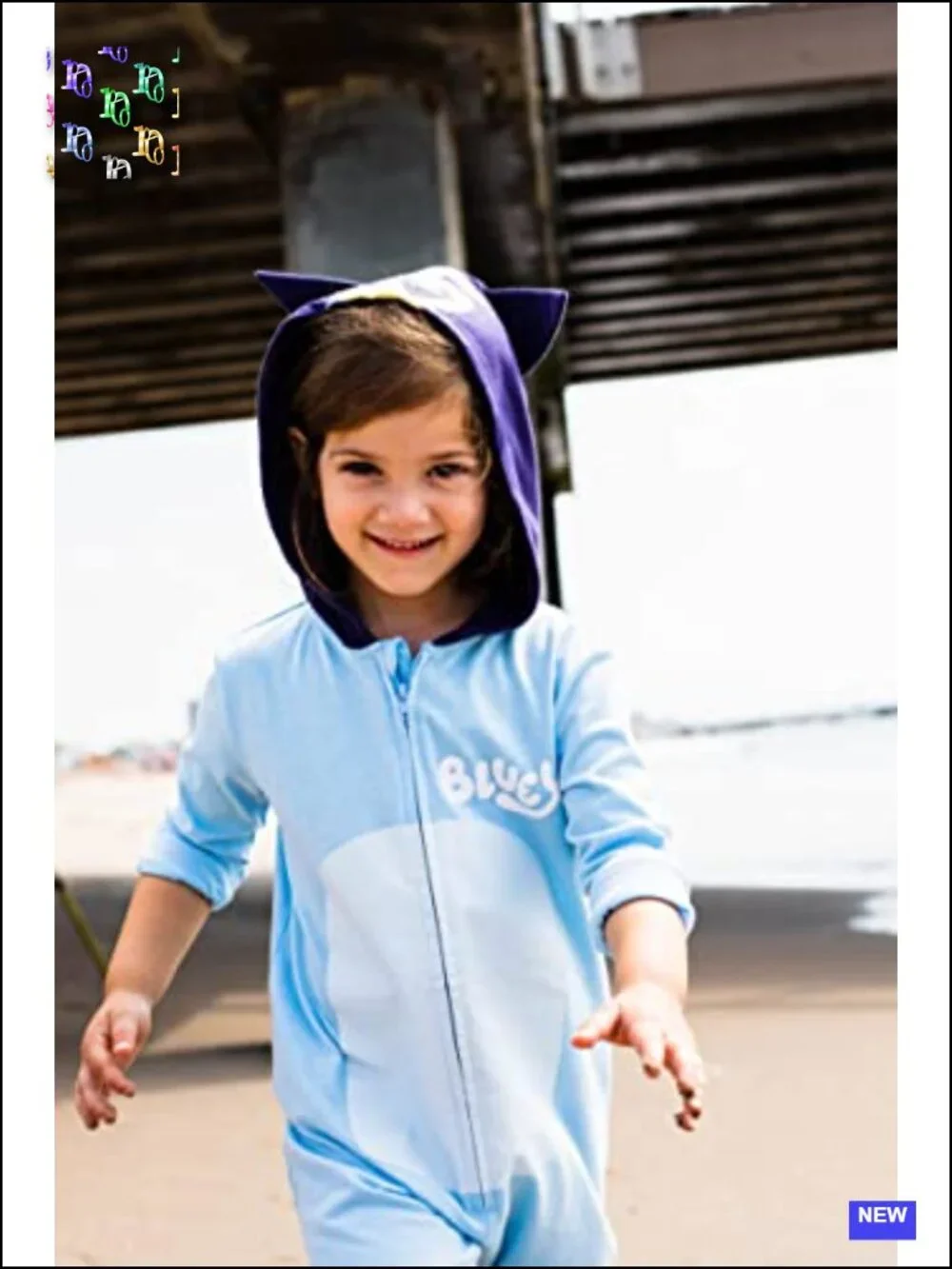 Bluey Zip Up Cosplay Coverall Costume Jumpsuit for Boys